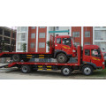 8 wheels flat bed truck,excavator chassis truck,20tons capacity faw 6x2